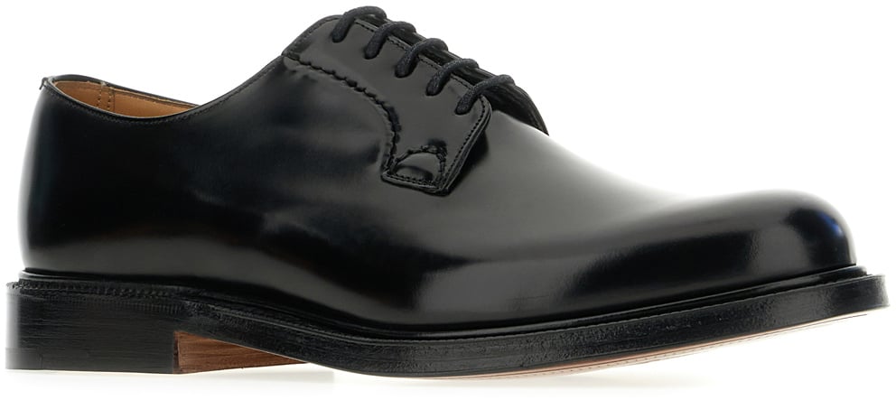 Church's Church's Black leather Shannon lace-up shoes Zwart