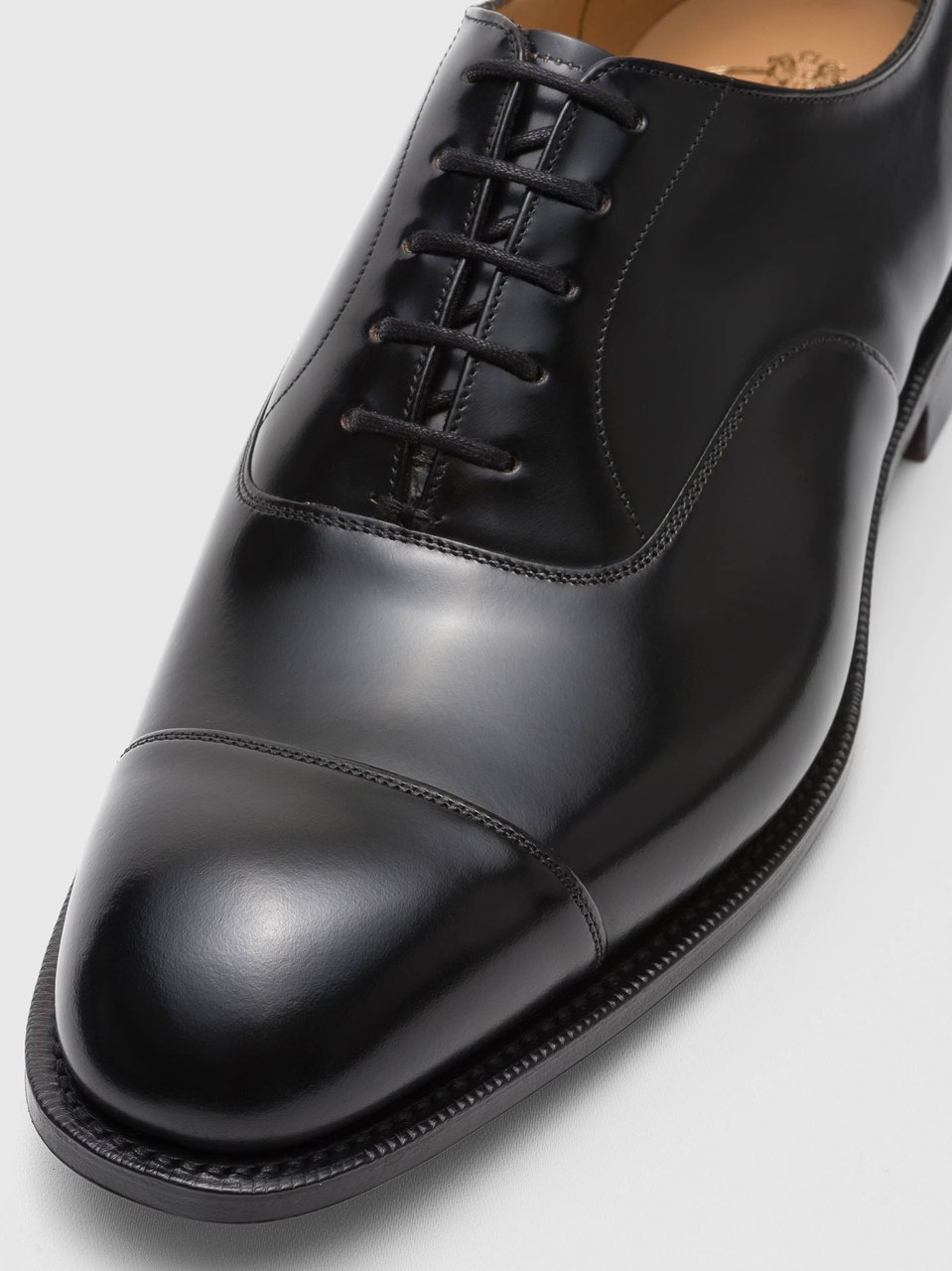 Church's Consul Black Leather Oxford Shoes Zwart