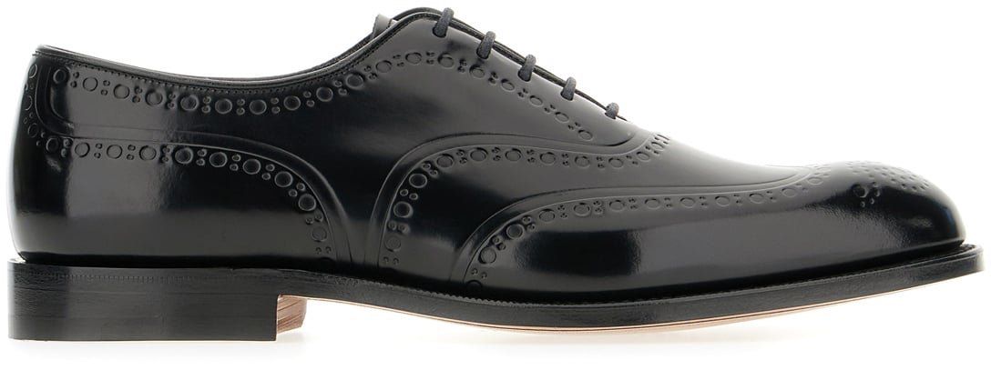 Church's Church's Black leather lace-up shoes Zwart