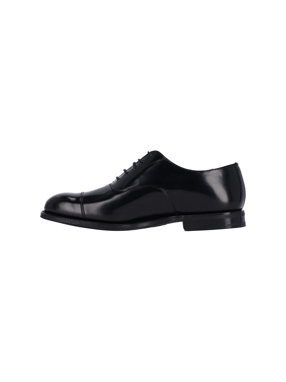 Church's Black Calf Leather Consul Derby Shoes Zwart