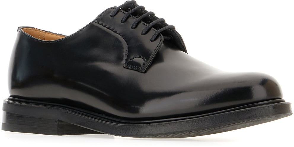 Church's Church's Black leather lace up shoes Zwart
