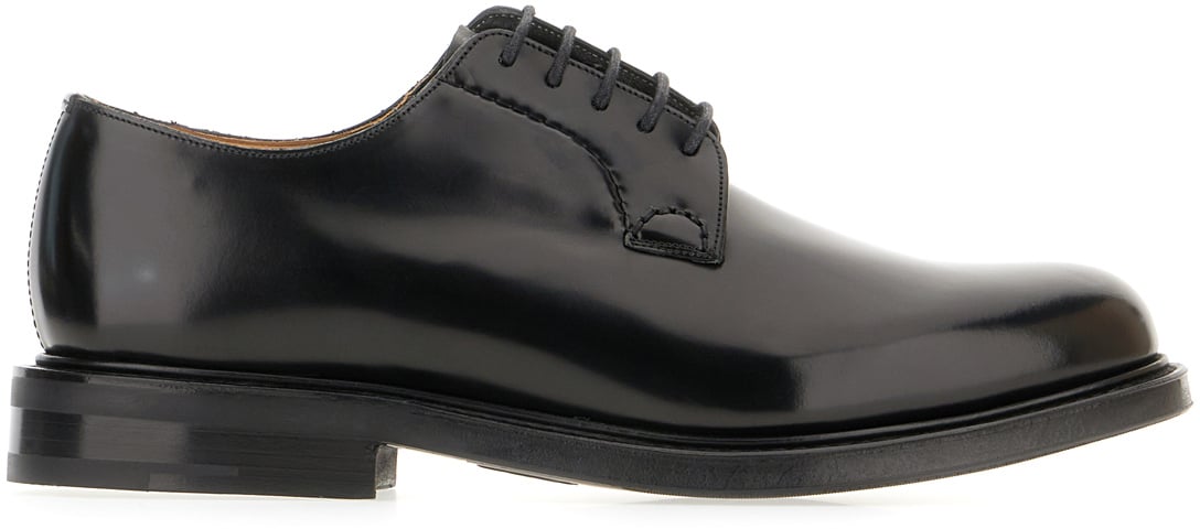 Church's Church's Black leather lace up shoes Zwart