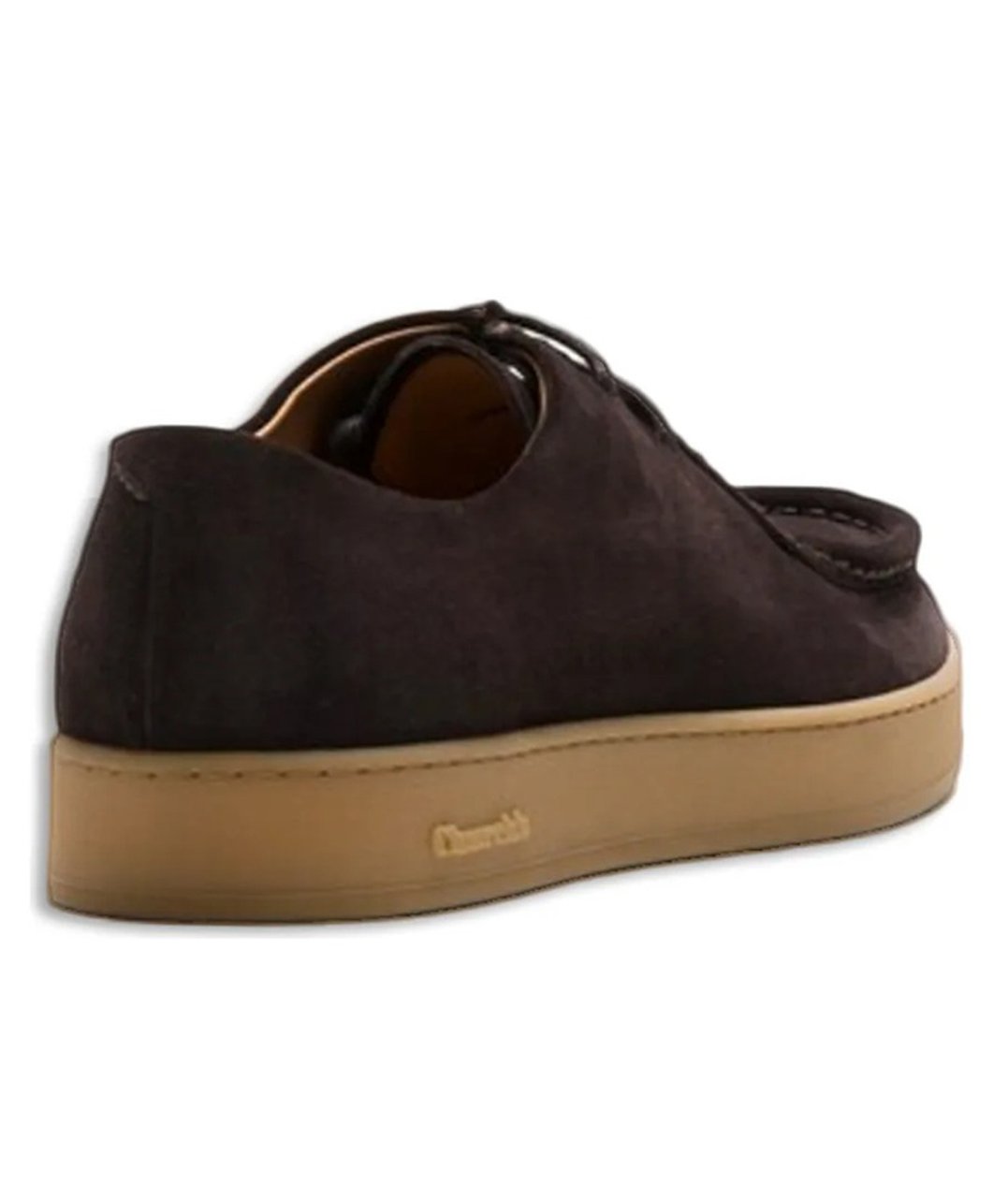 Church's Black Calf Leather Flat Shoes Zwart