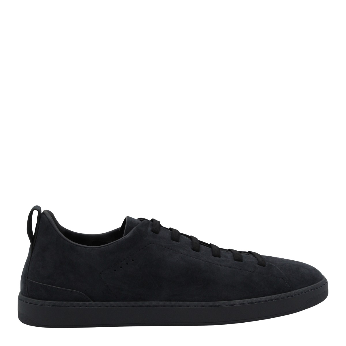 Church's Matte Finish Low-Top Sneakers with Lace-Up Closure Zwart