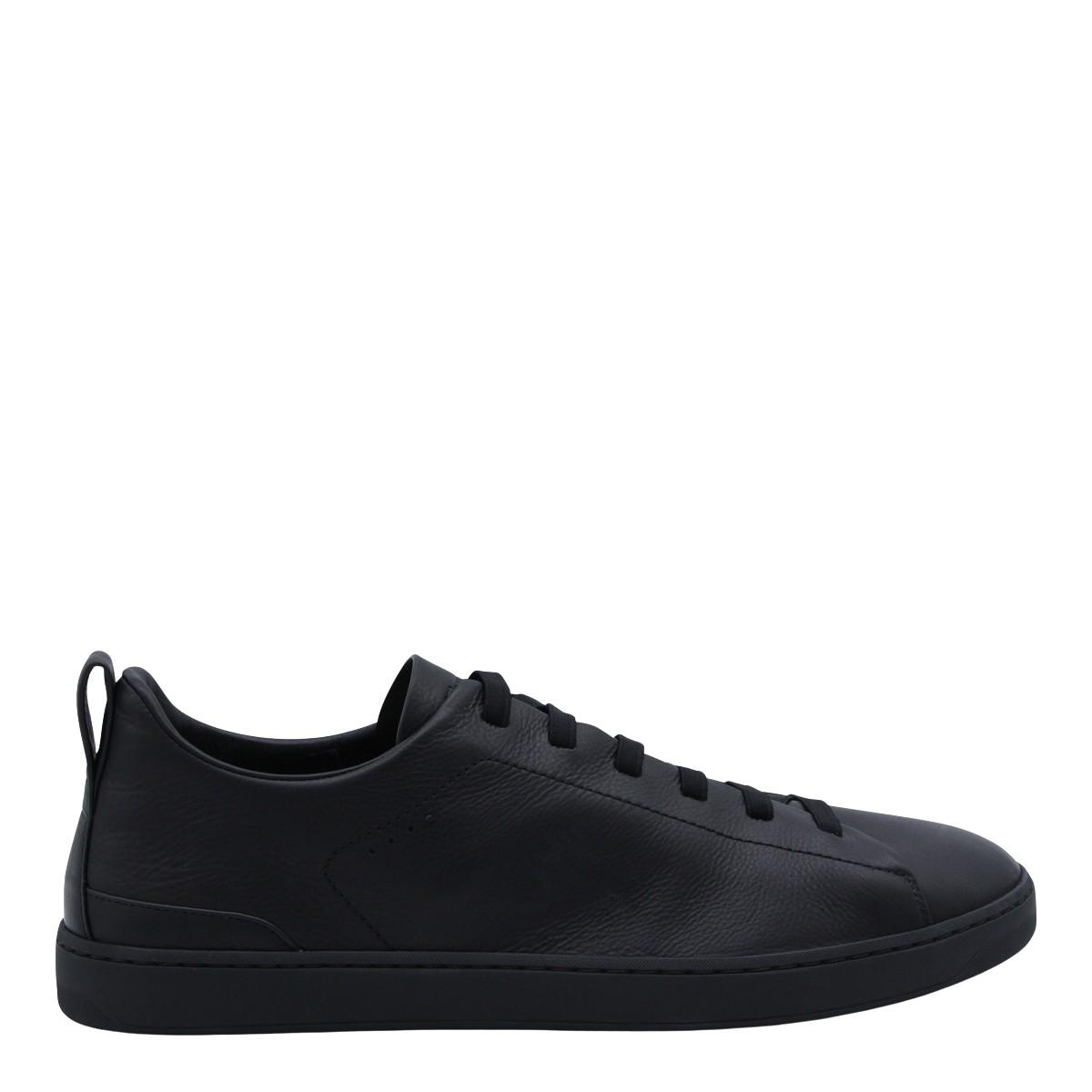 Church's Matte Black Low-Top Sneakers Zwart