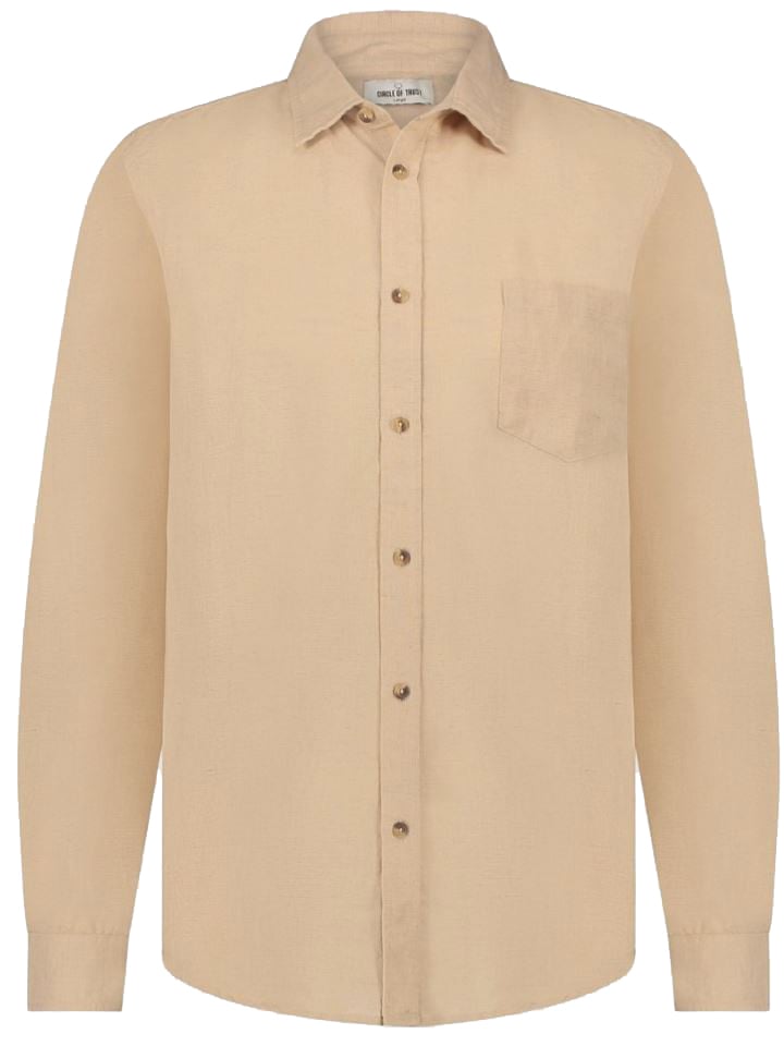 Circle of Trust Avi LS Overhemd Beige