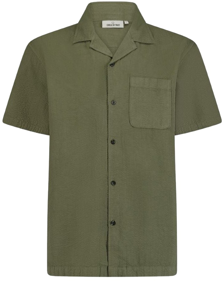 Circle of Trust Colin SS Shirt Heren Groen