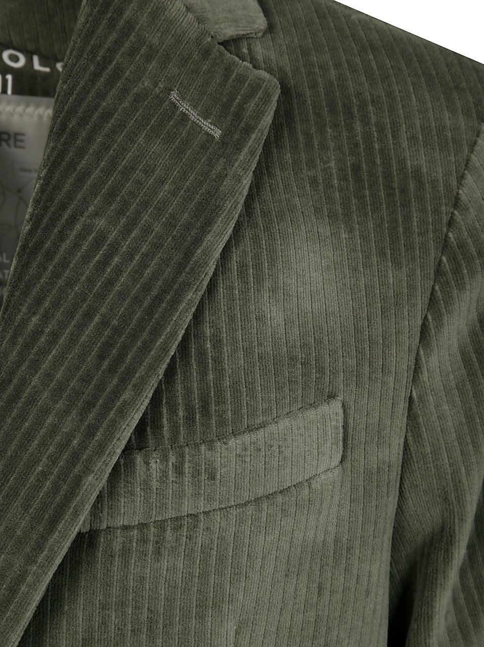 Circolo 1901 Ribbed Corduroy Two Button Blazer Groen