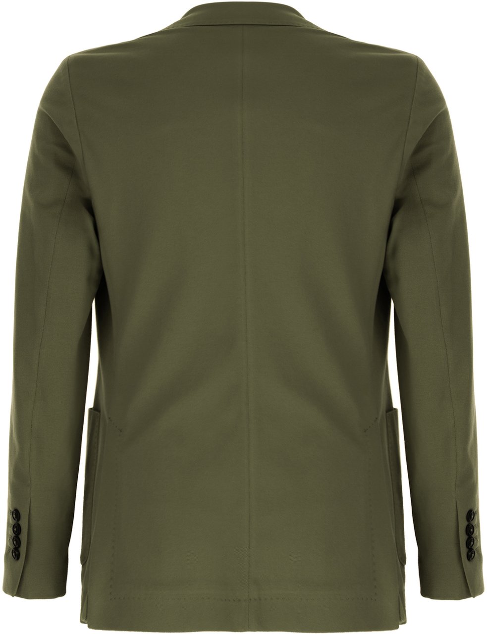 Circolo 1901 Circolo Olive green stretch cotton blazer Groen