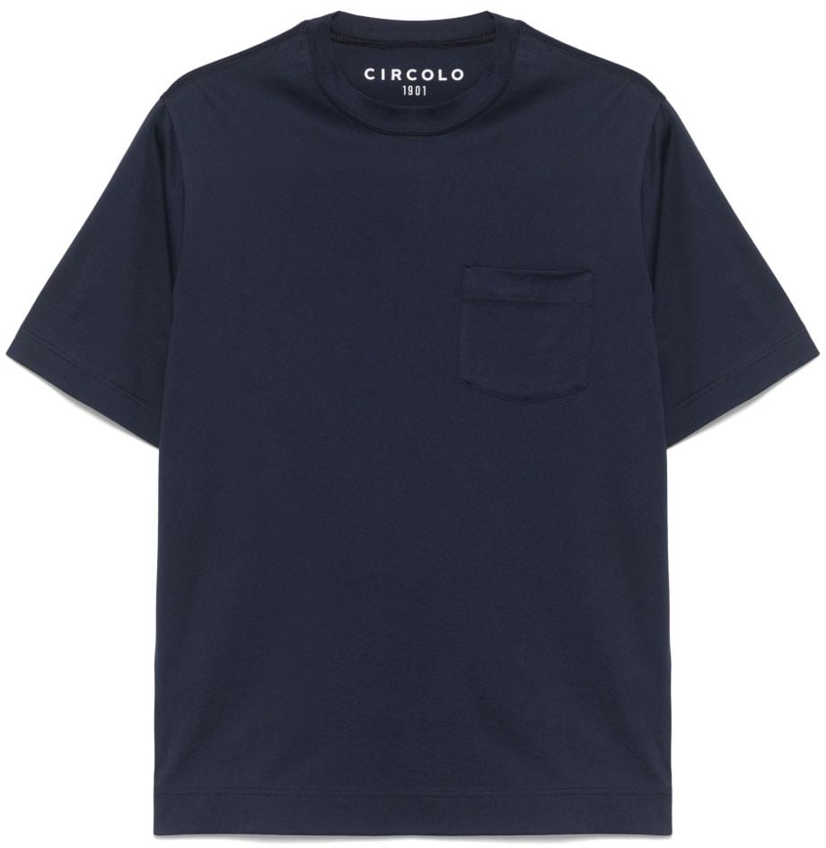 Circolo 1901 T-Shirts And Polos Blue Blauw