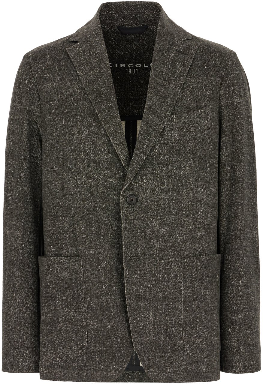 Circolo 1901 Circolo Printed stretch cotton blazer Divers