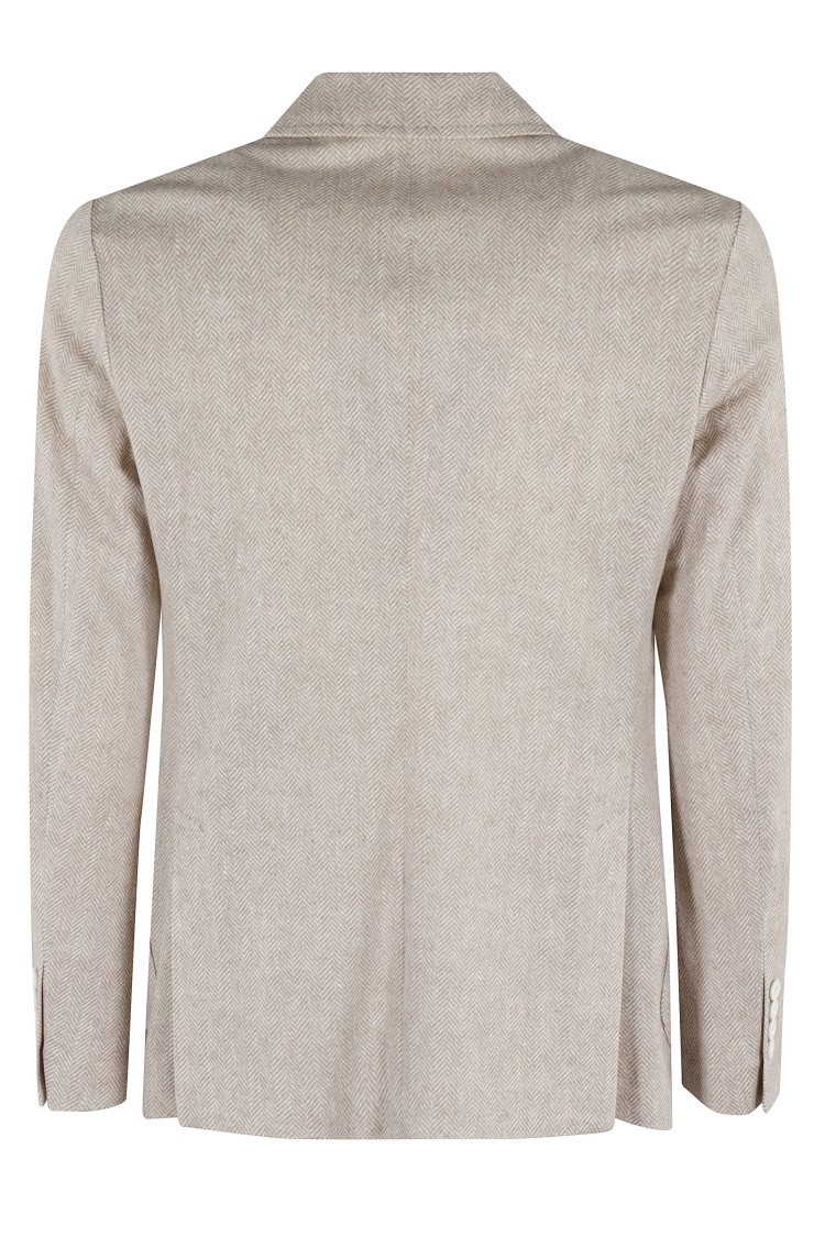Circolo 1901 Houndstooth Piquet Jersey Jacket Neutraal