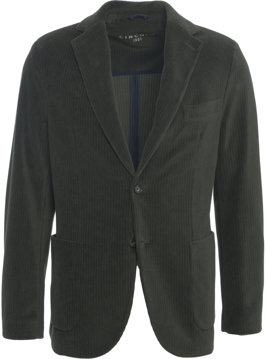 Circolo 1901 Cord blazer Groen