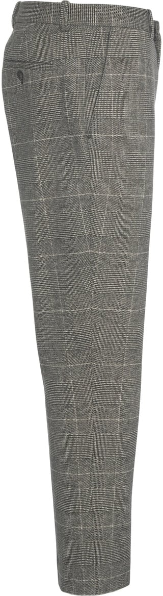 Circolo 1901 Chino pants with check pattern Zwart