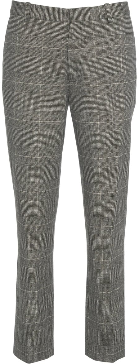 Circolo 1901 Chino pants with check pattern Zwart
