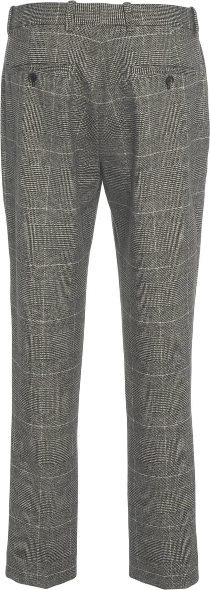 Circolo 1901 Chino pants with check pattern Zwart