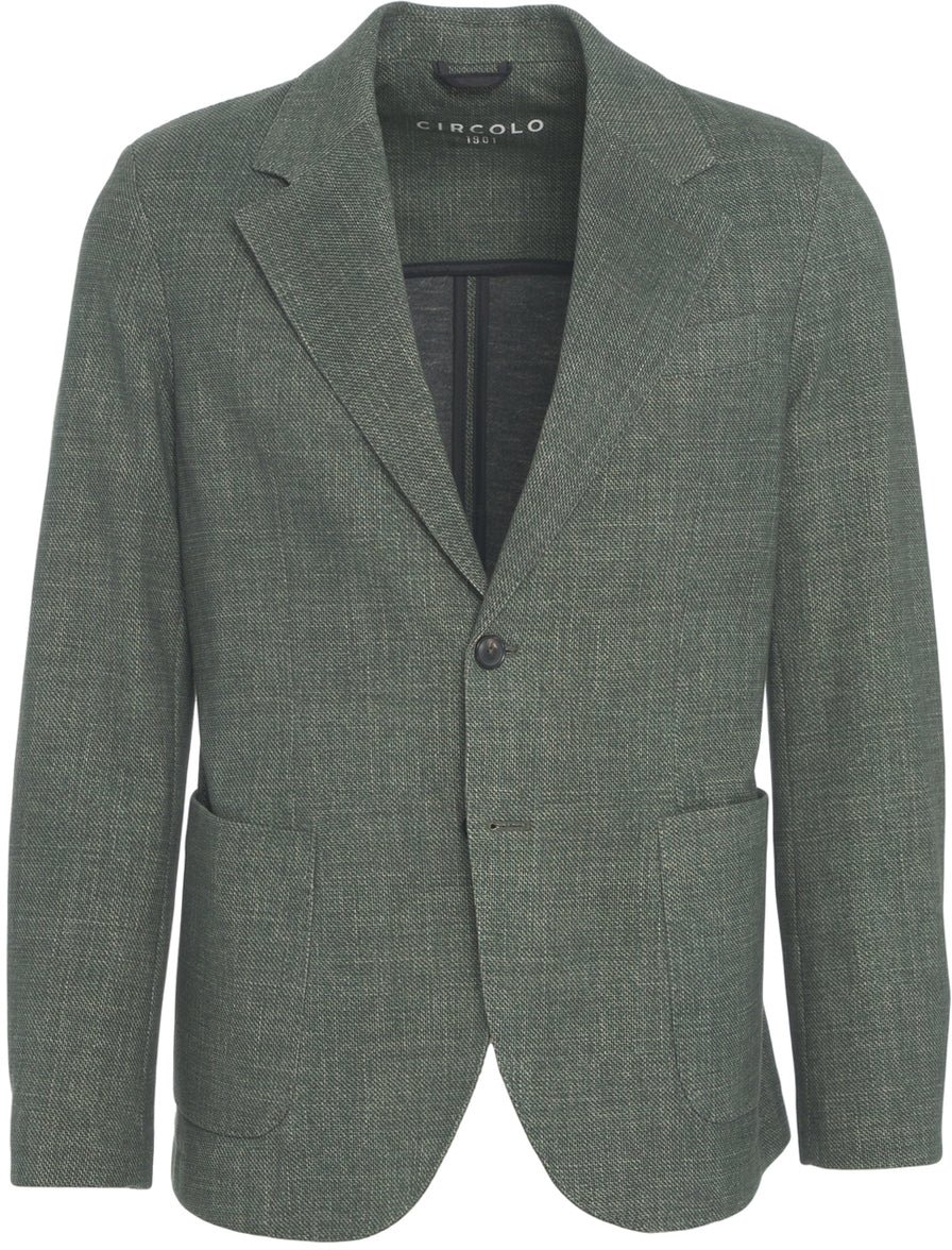 Circolo 1901 Blazer with patch pockets Groen