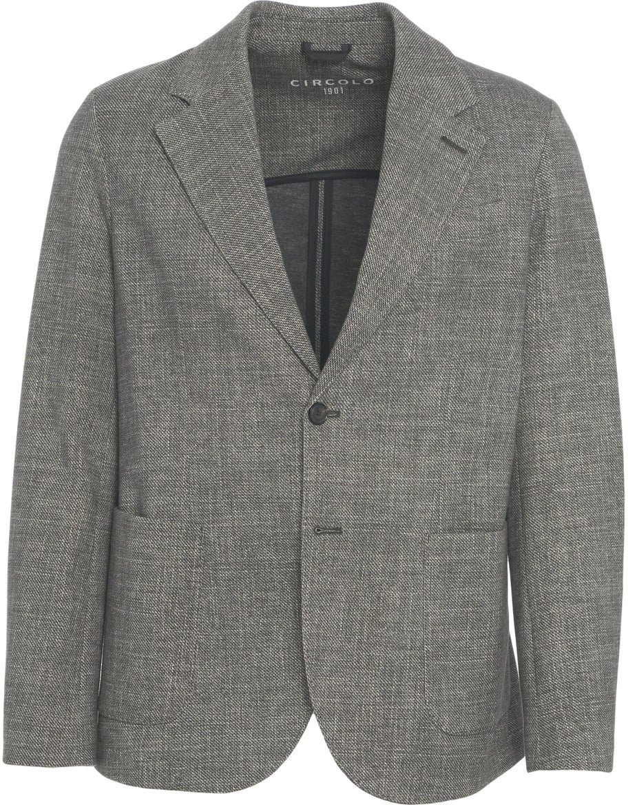 Circolo 1901 Blazer with patch pockets Grijs