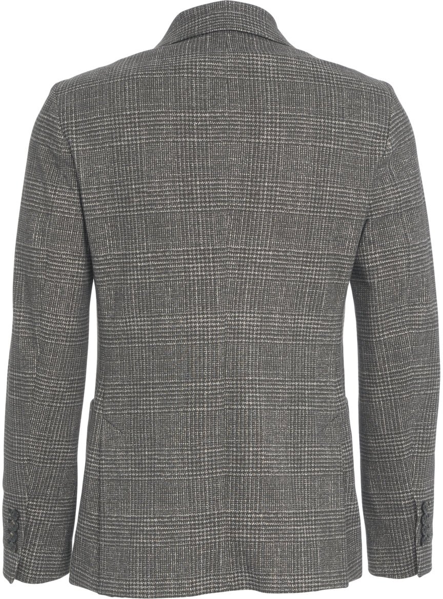 Circolo 1901 Glencheck double-breasted blazer Zwart
