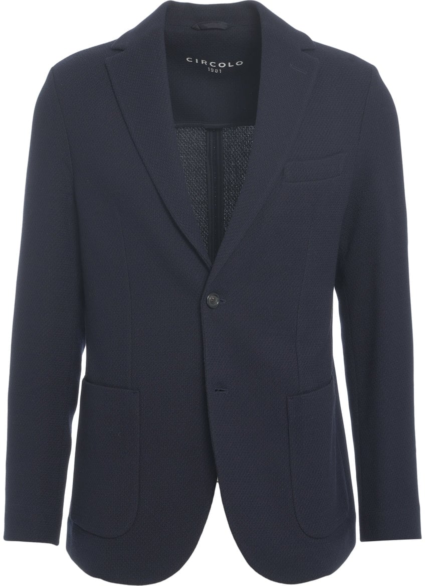 Circolo 1901 Knit blazer Blauw