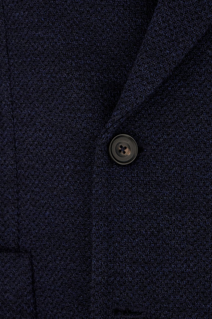 Circolo 1901 Circolo Midnight blue wool blend blazer Blauw