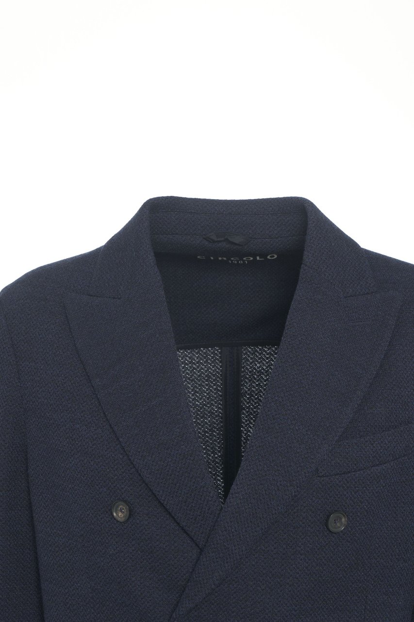 Circolo 1901 Double-breasted blazer Blauw