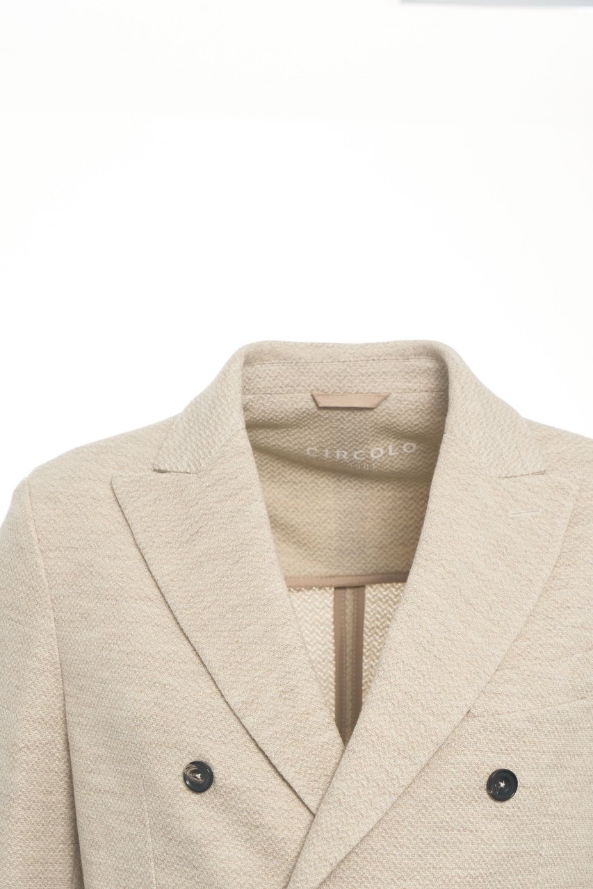 Circolo 1901 Double-breasted blazer Beige
