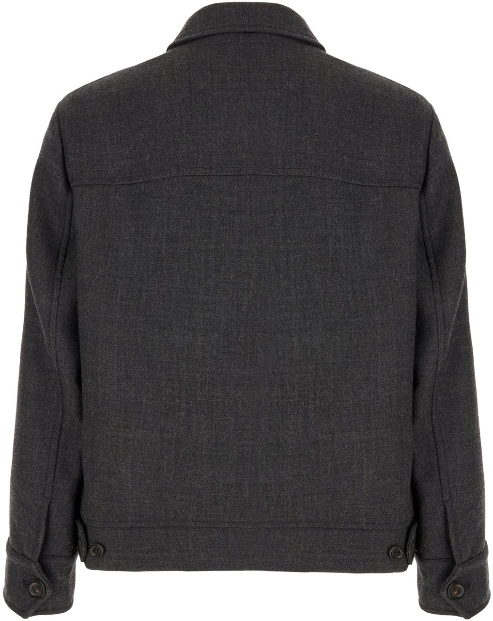 Circolo 1901 Circolo Charcoal wool jacket Zwart