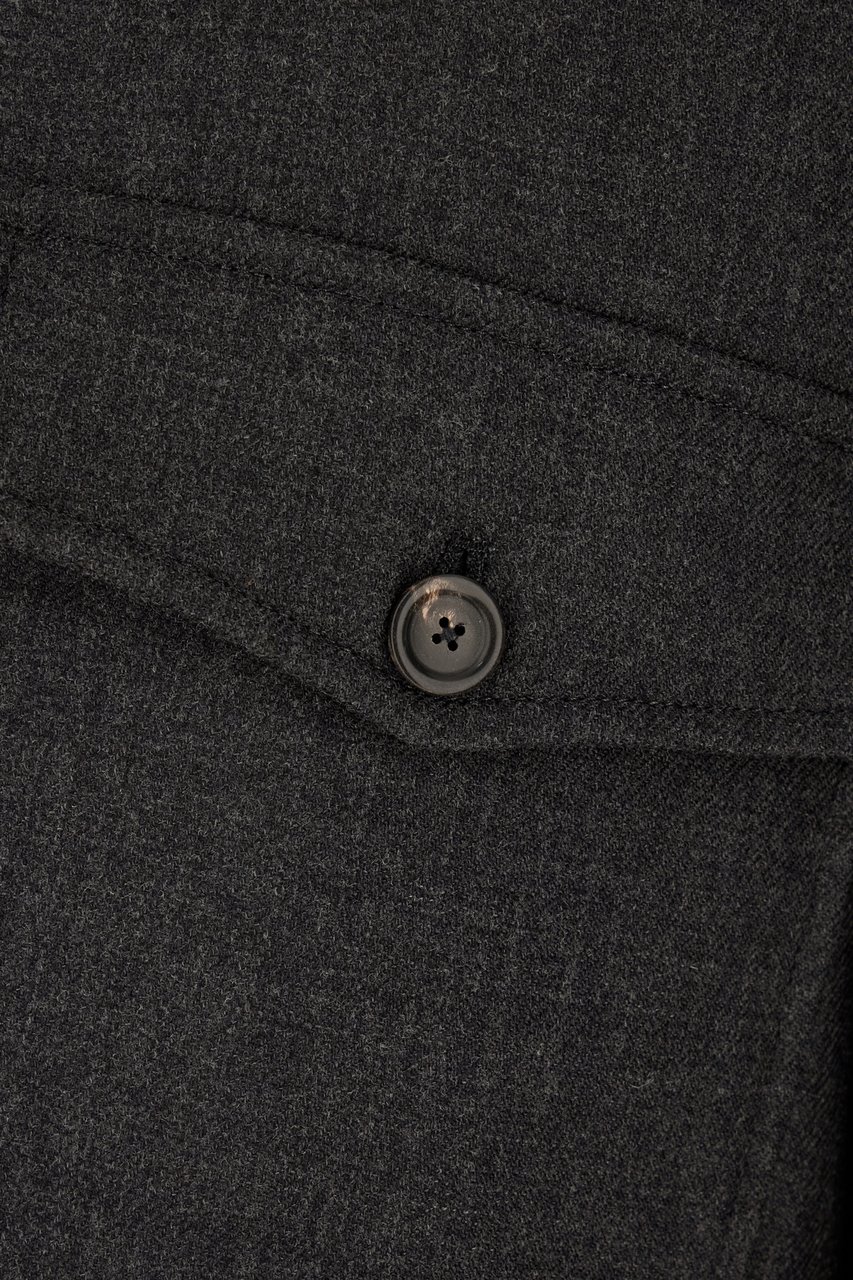 Circolo 1901 Circolo Charcoal wool jacket Zwart