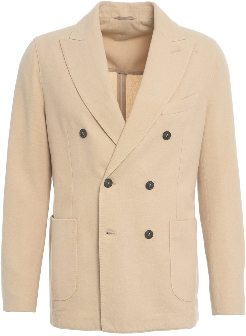 Circolo 1901 Double breasted blazer Beige