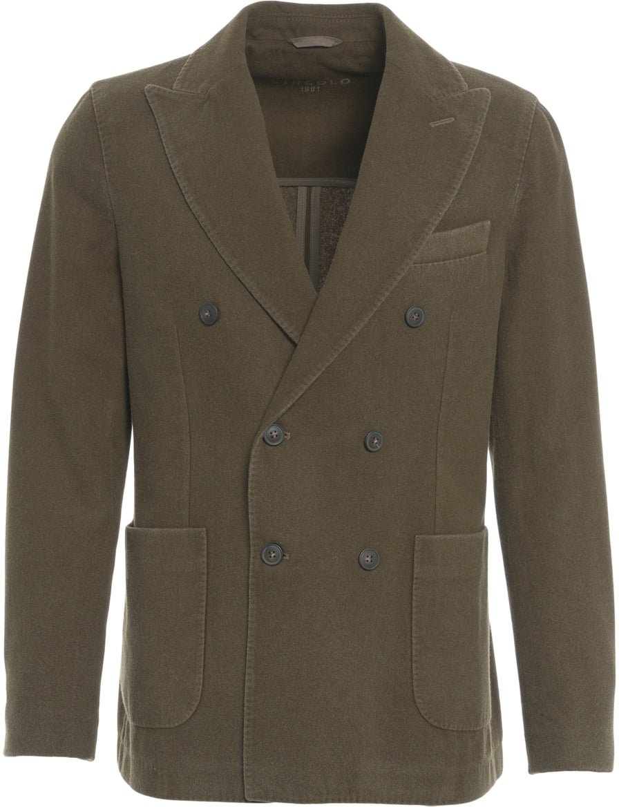 Circolo 1901 Double breasted blazer Groen