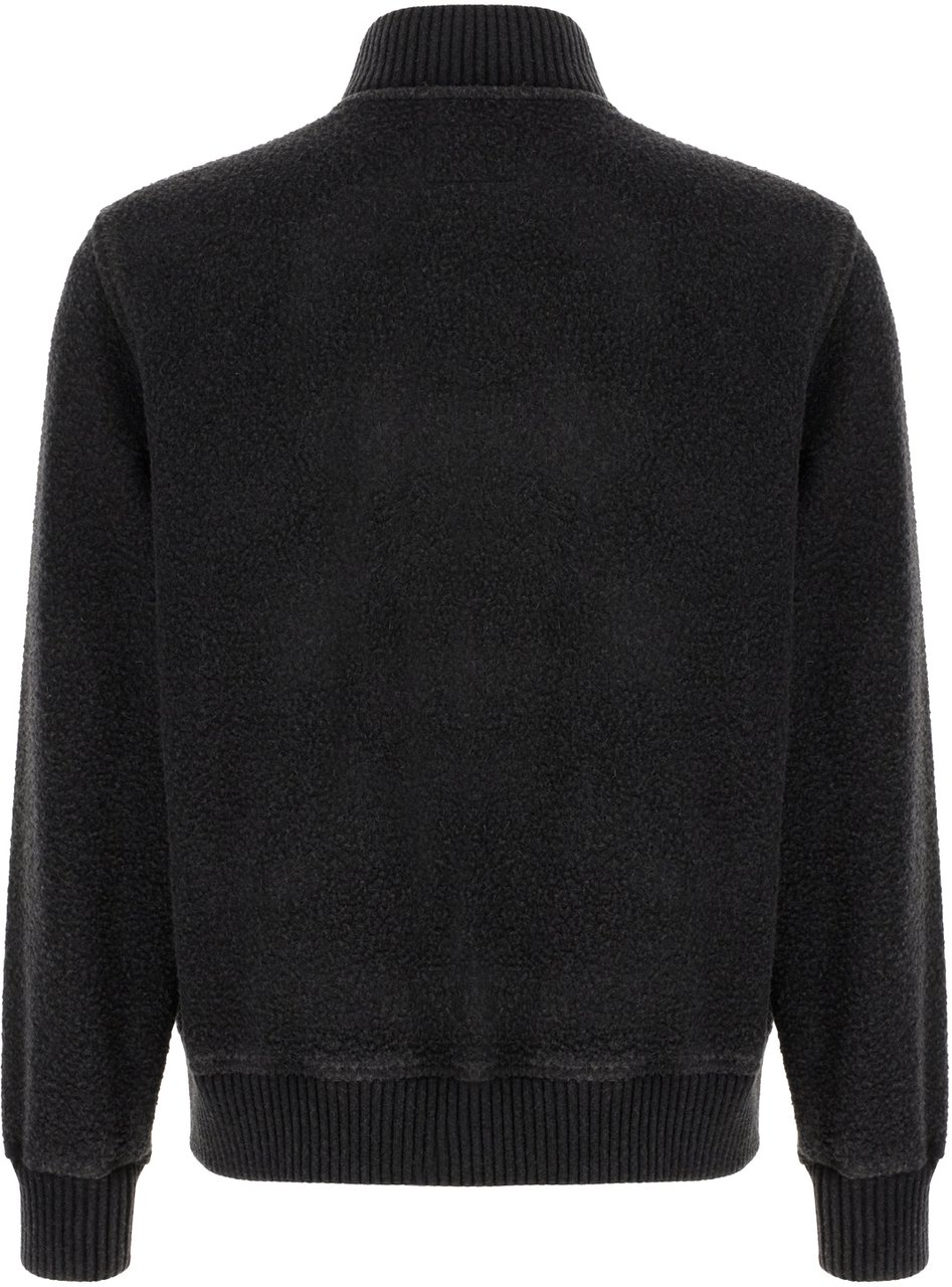 Circolo 1901 Circolo Charcoal wool blend jacket Zwart