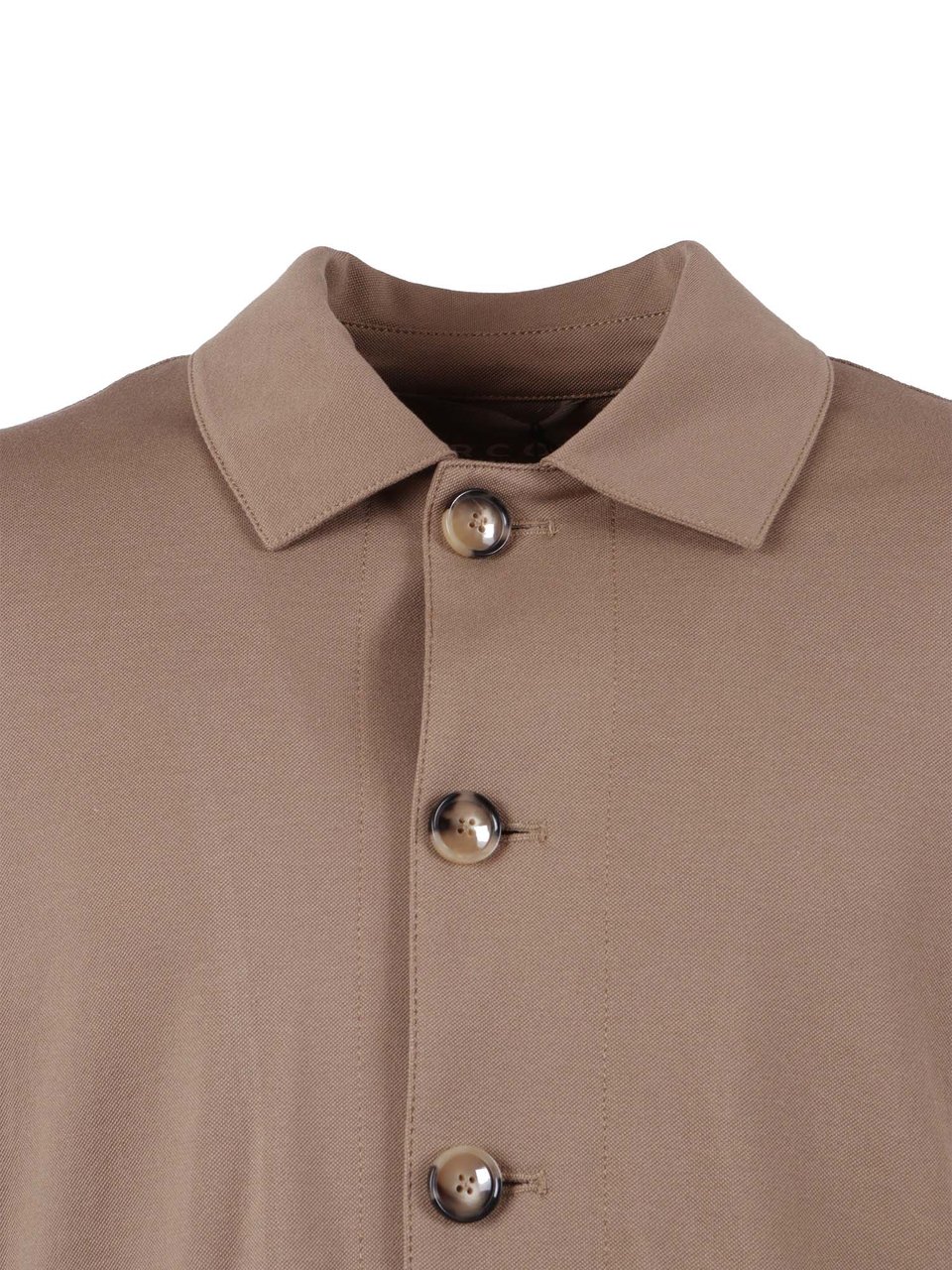 Circolo 1901 Brown Minimalist Shirt Casual Jacket Bruin
