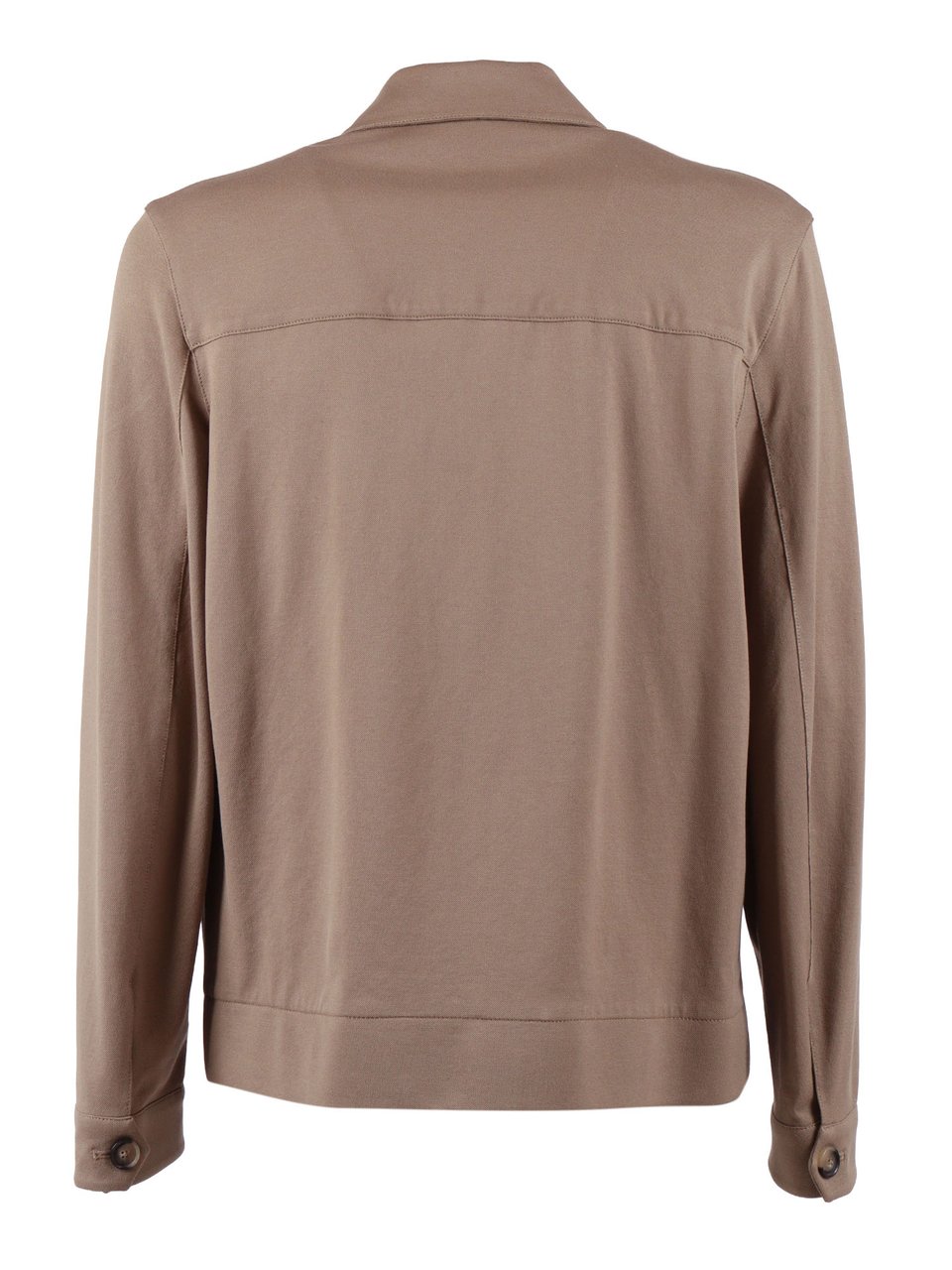 Circolo 1901 Brown Minimalist Shirt Casual Jacket Bruin