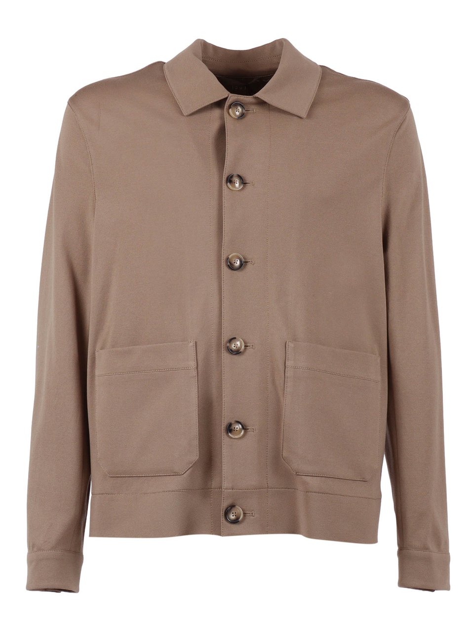 Circolo 1901 Brown Minimalist Shirt Casual Jacket Bruin