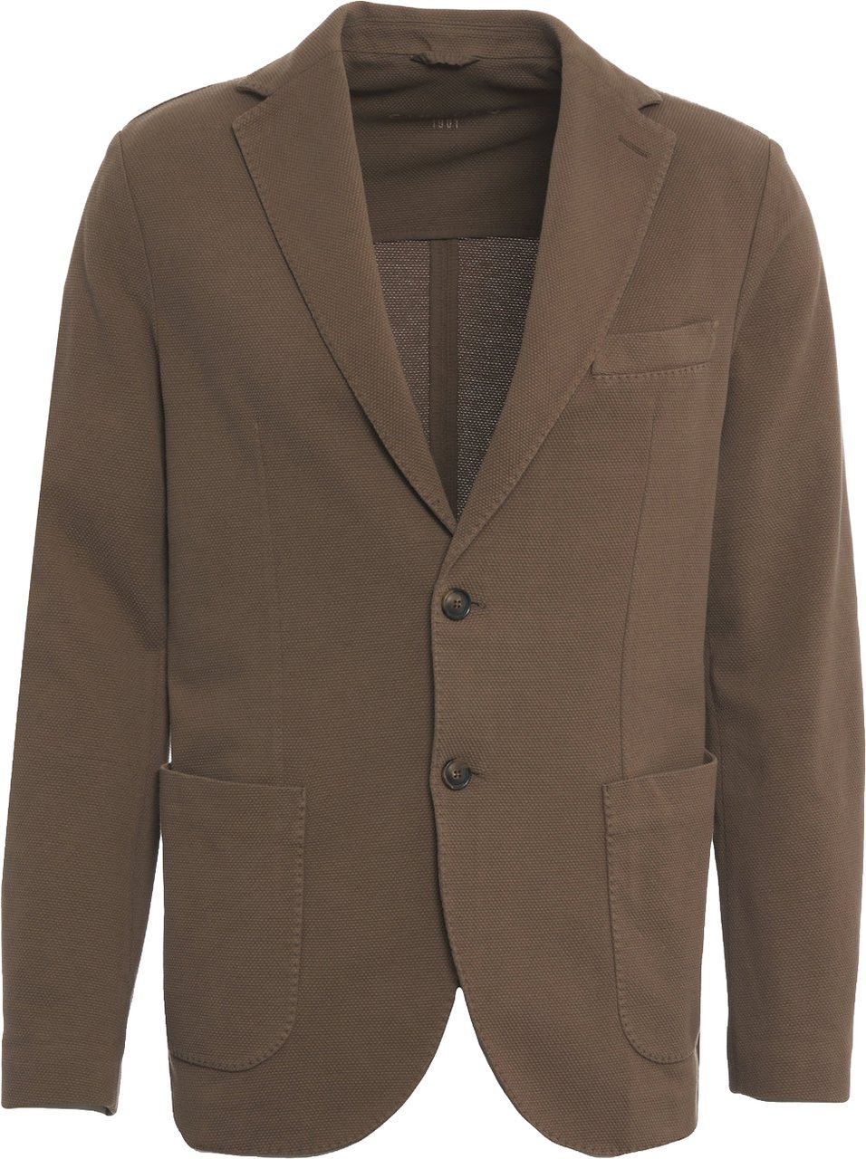 Circolo 1901 Single-breasted cotton blazer Groen