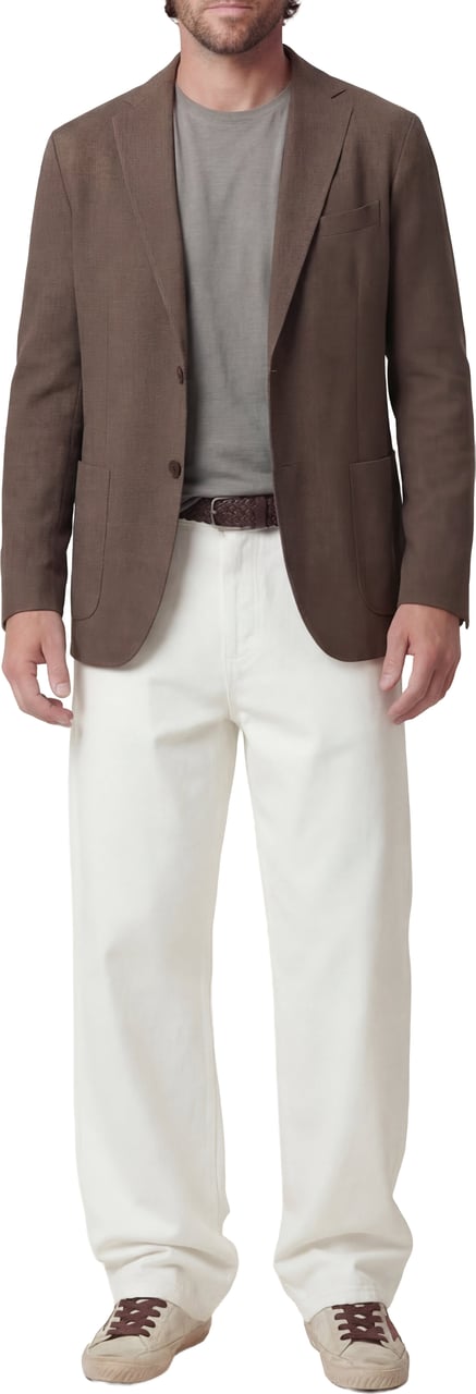 Circolo 1901 Single-breasted cotton blazer Groen