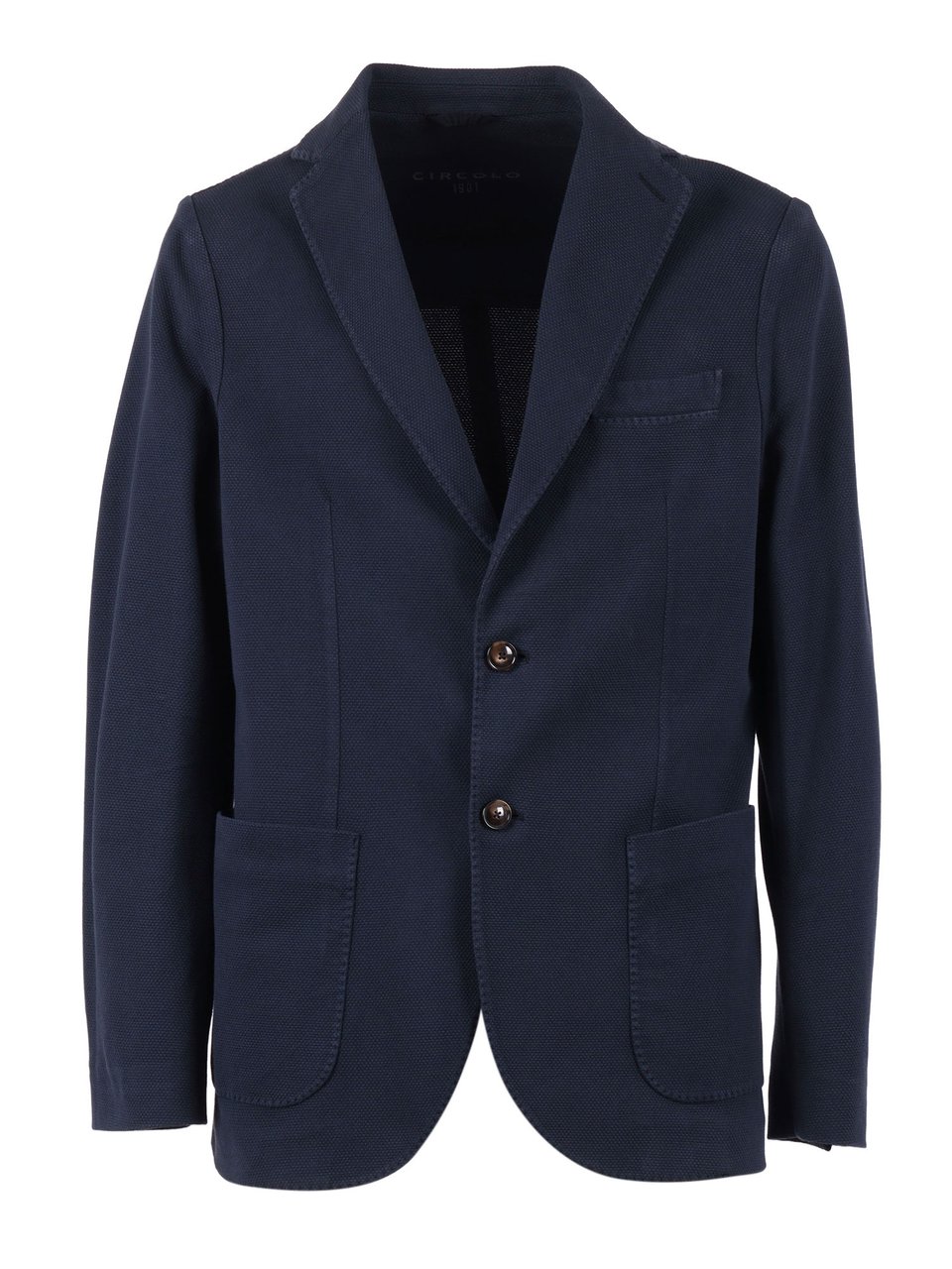 Circolo 1901 Tailored Oxford Two Button Blazer Blauw