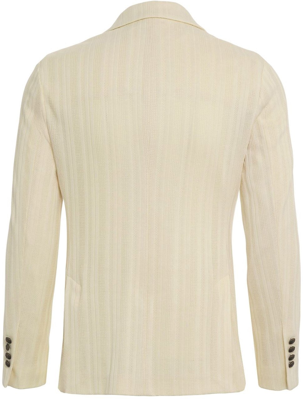 Circolo 1901 Cotton double-breasted blazer Wit