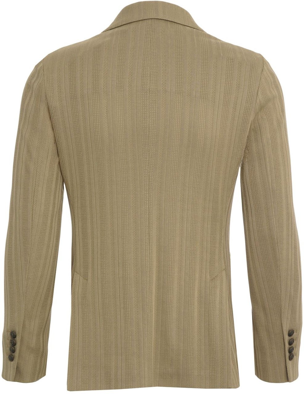 Circolo 1901 Cotton double-breasted blazer Groen