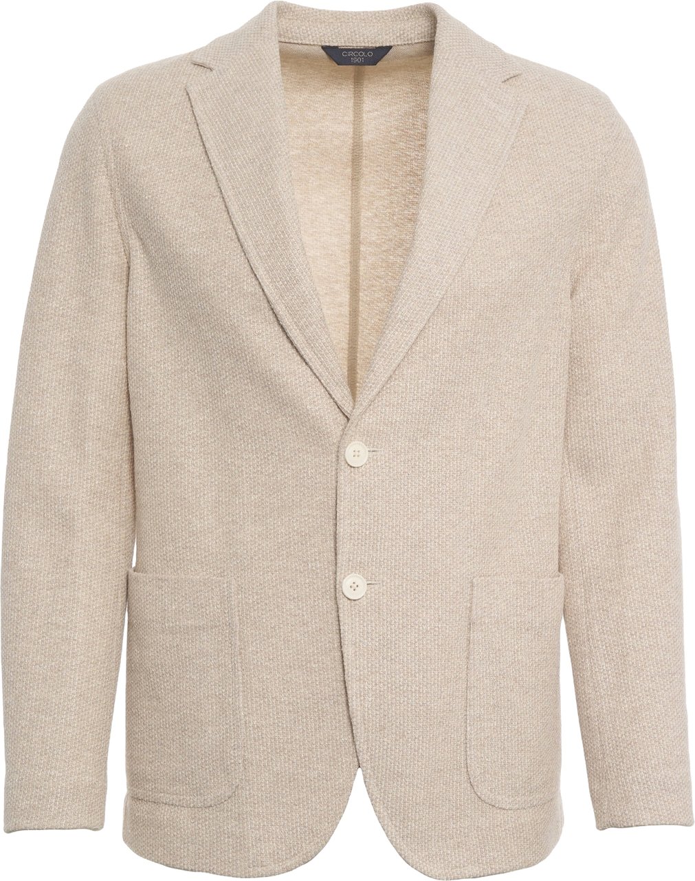 Circolo 1901 Blazer in cotton-linen blend Beige