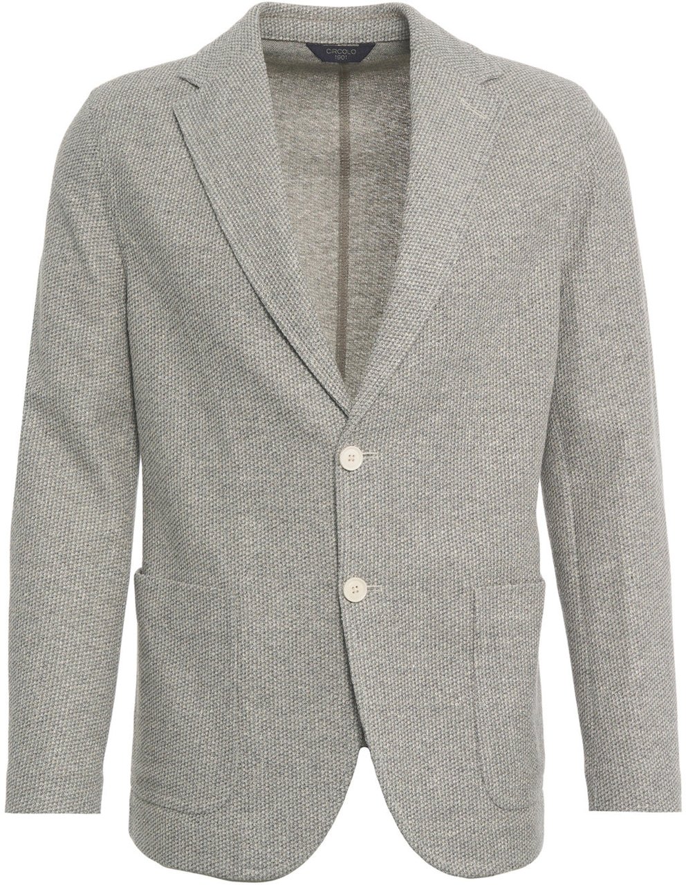 Circolo 1901 Blazer in cotton-linen blend Grijs