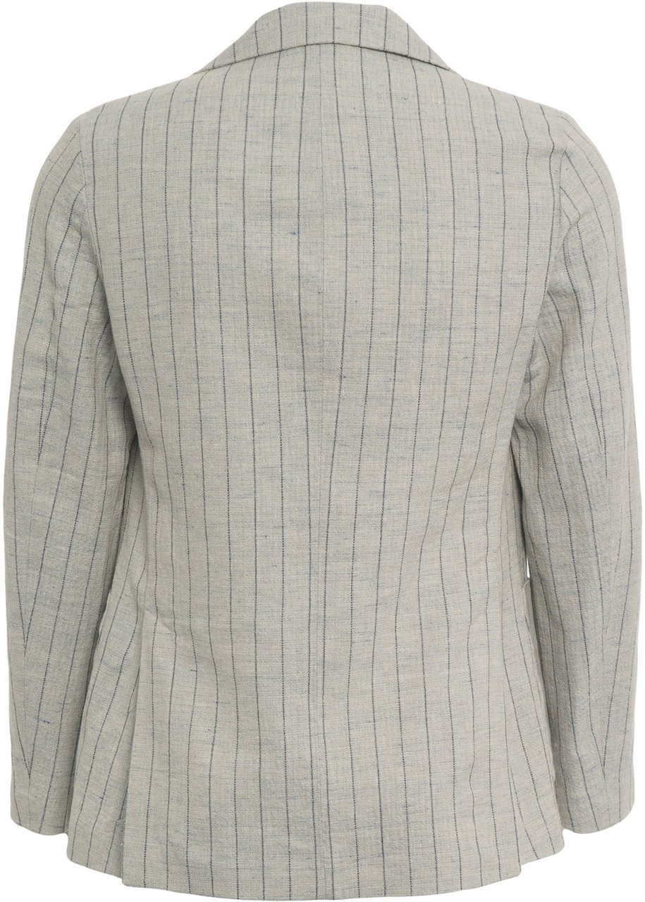 Circolo 1901 Linen blend blazer Blauw