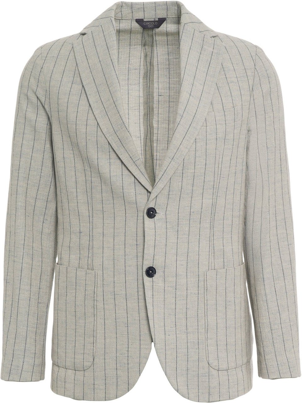 Circolo 1901 Linen blend blazer Blauw