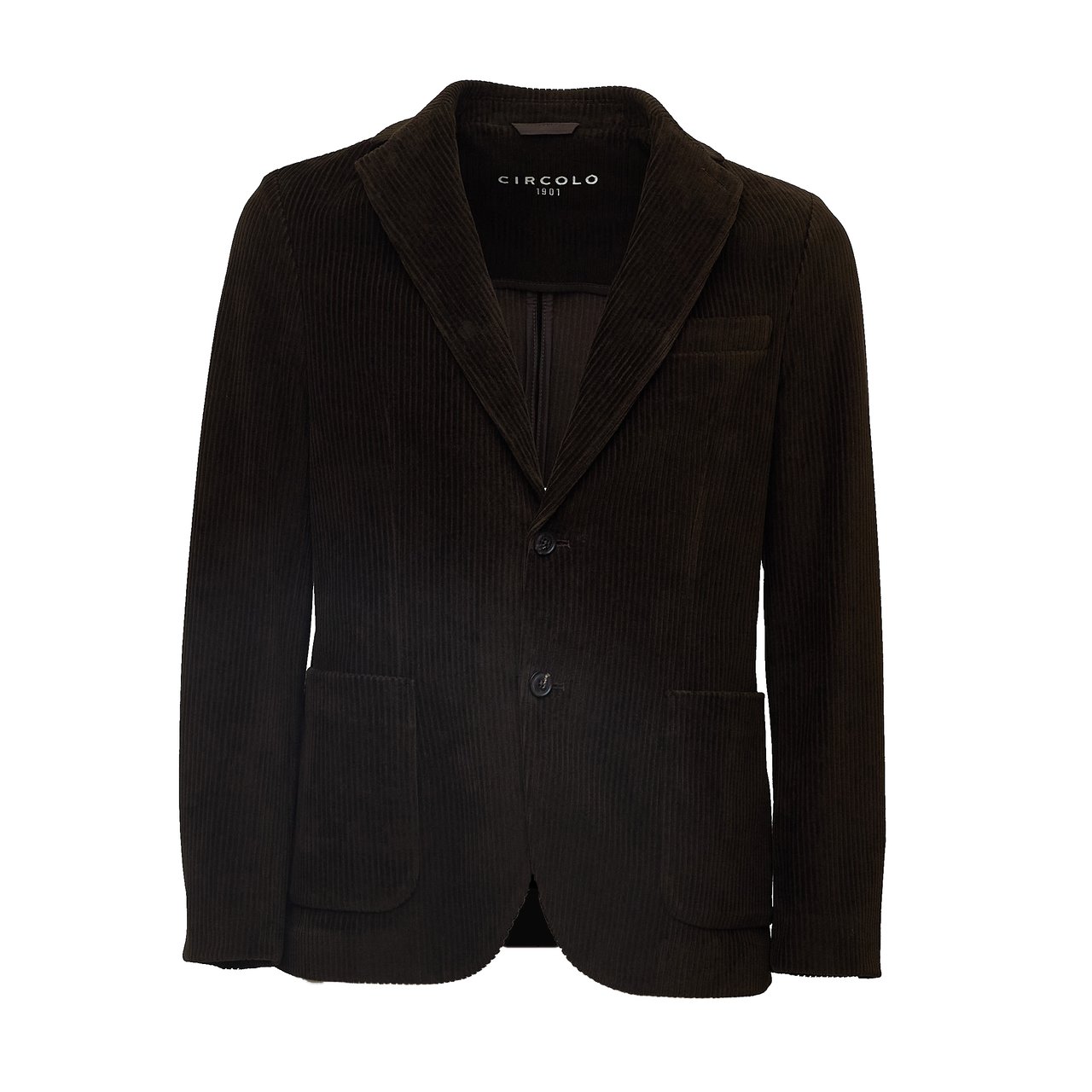 Circolo 1901 Cotton Corduroy Blazer Zwart