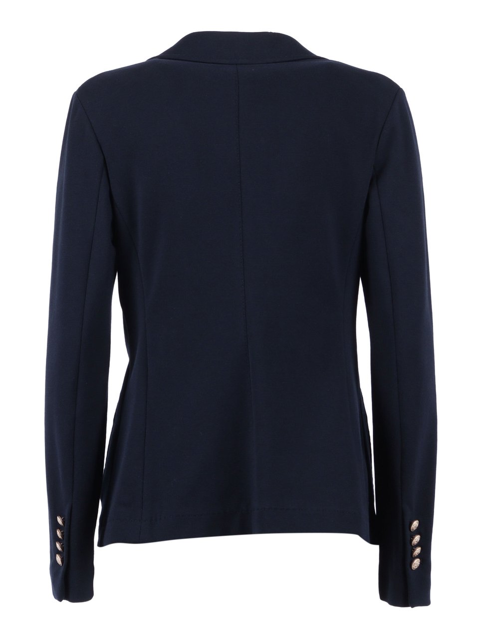 Circolo 1901 Tailored Fleece Patch Pocket Jacket Zwart