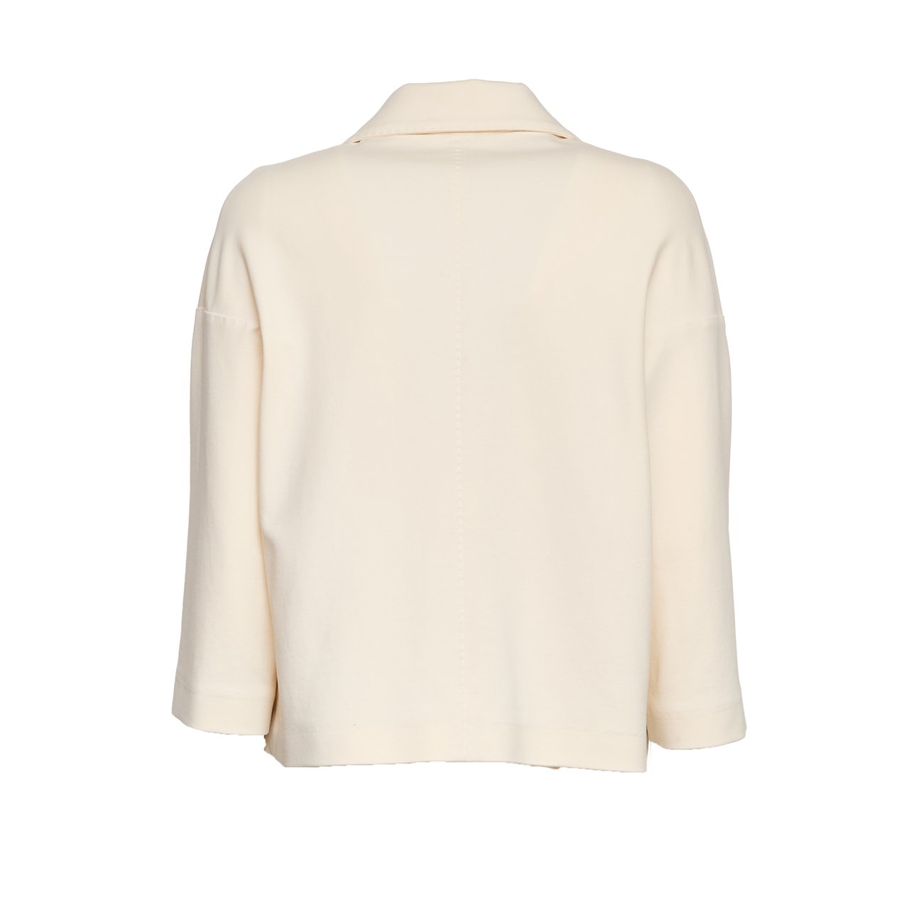 Circolo 1901 Drop Shoulder Fleece Single-Breasted Blazer Neutraal