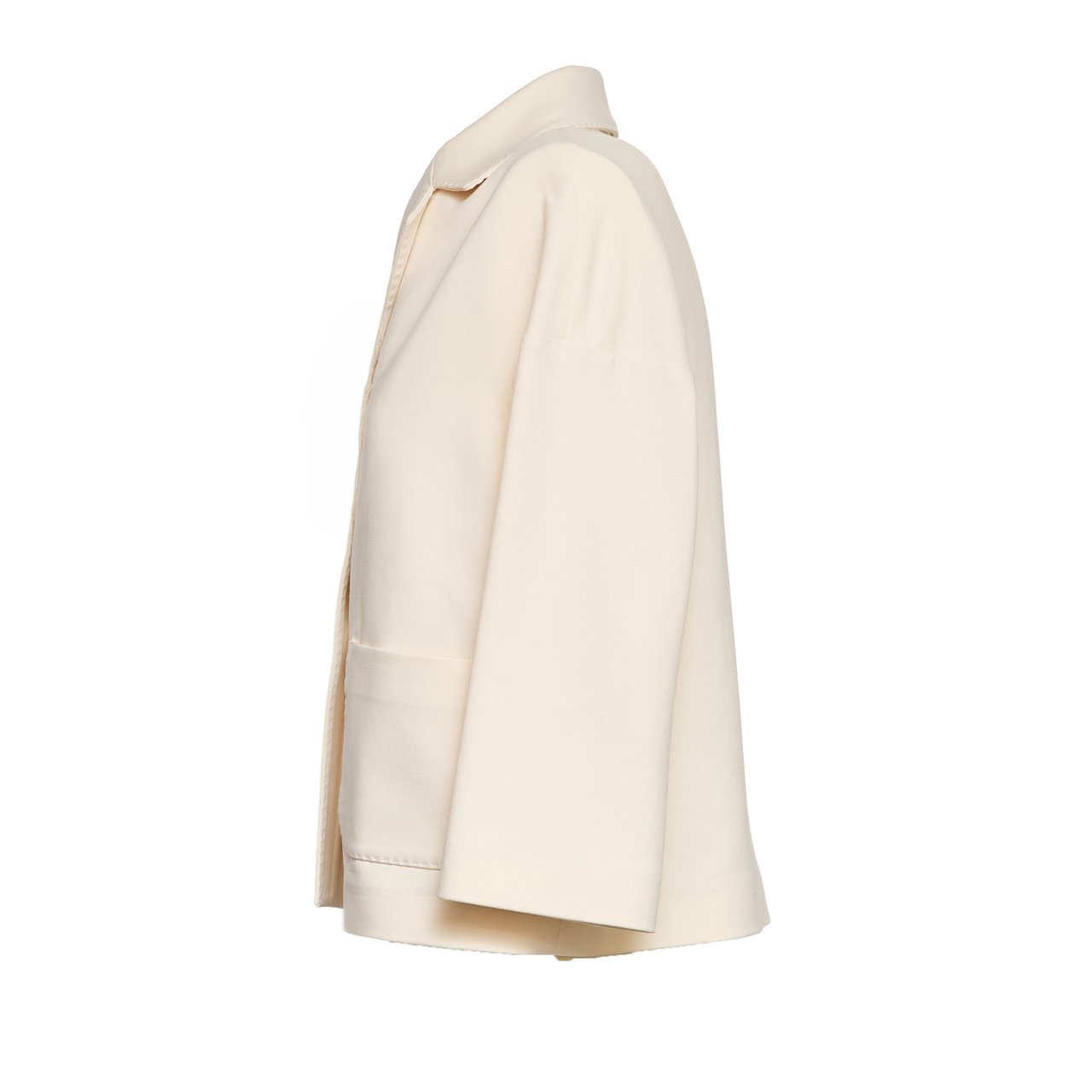 Circolo 1901 Drop Shoulder Fleece Single-Breasted Blazer Neutraal