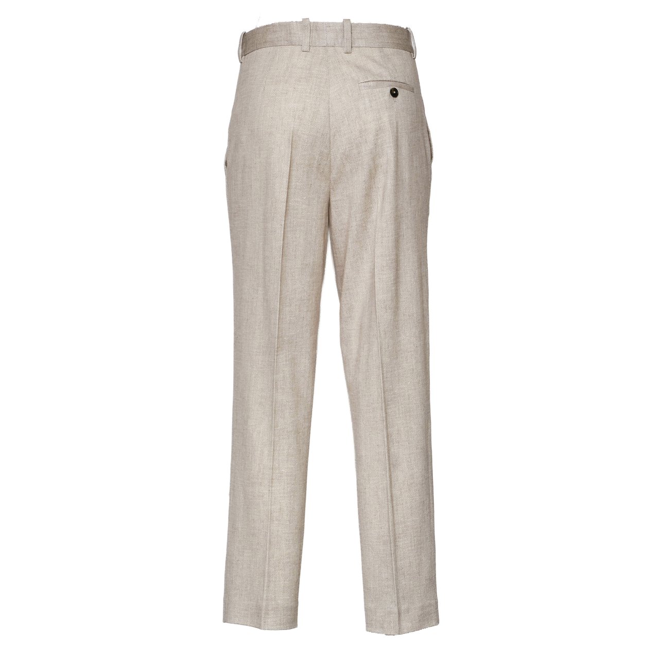Circolo 1901 Herringbone Straight-Leg Carrot Pants Grijs