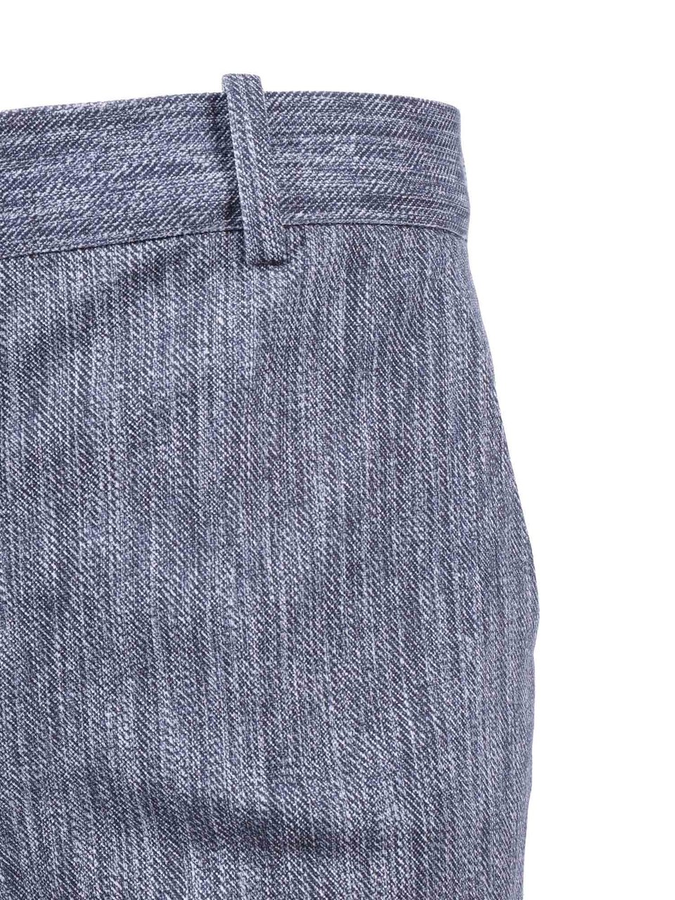 Circolo 1901 Blue Grey Flared Leg Flared Pants Blauw